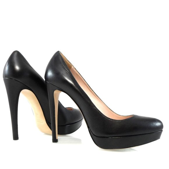 NIB$645 Miu Miu Classic Leather Platform Pump Stiletto Heels 38.5 8 - Picture 4 of 11